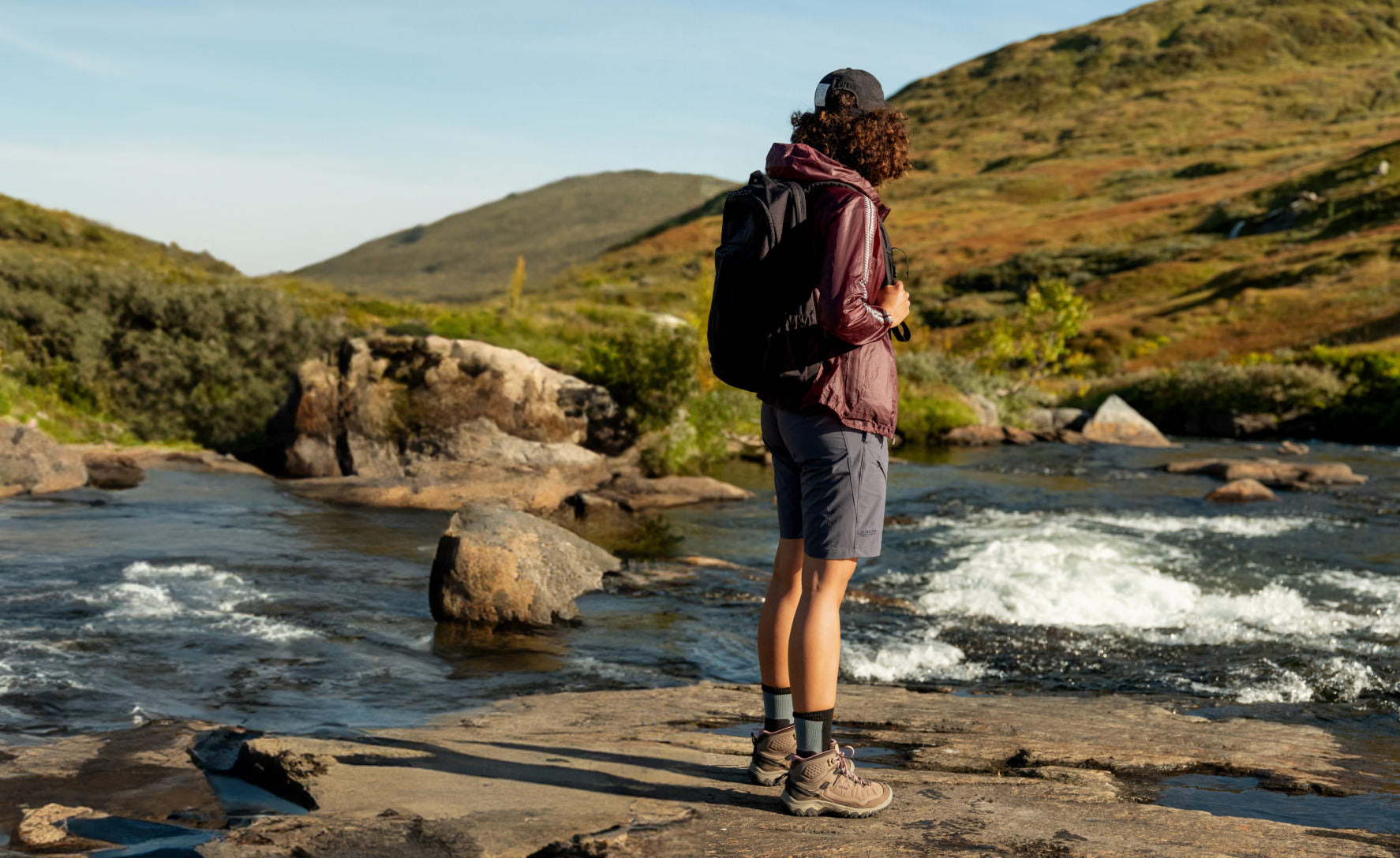 Women's Targhee IV Waterproof Hiking Boot | Bison/Beaujolais - Image 7