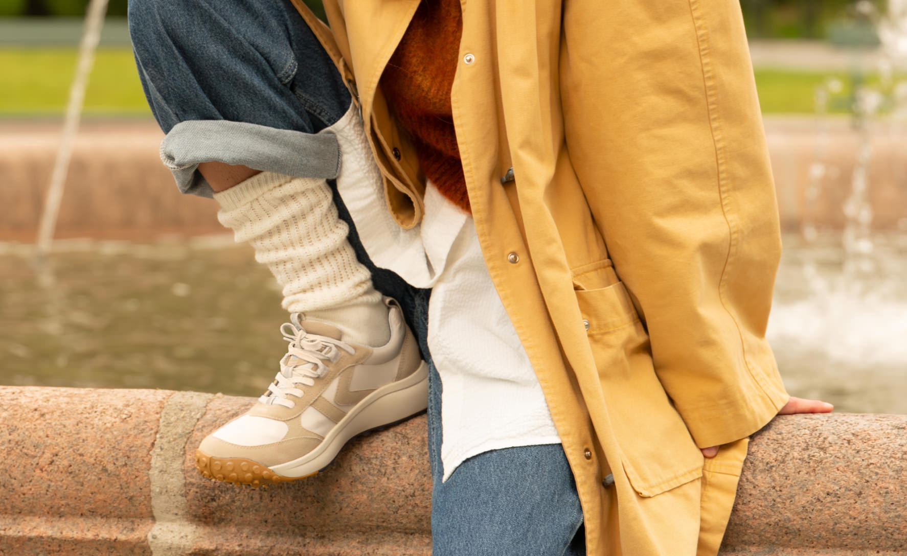 Women's KS86 Sneaker | Birch/Star White - Image 8