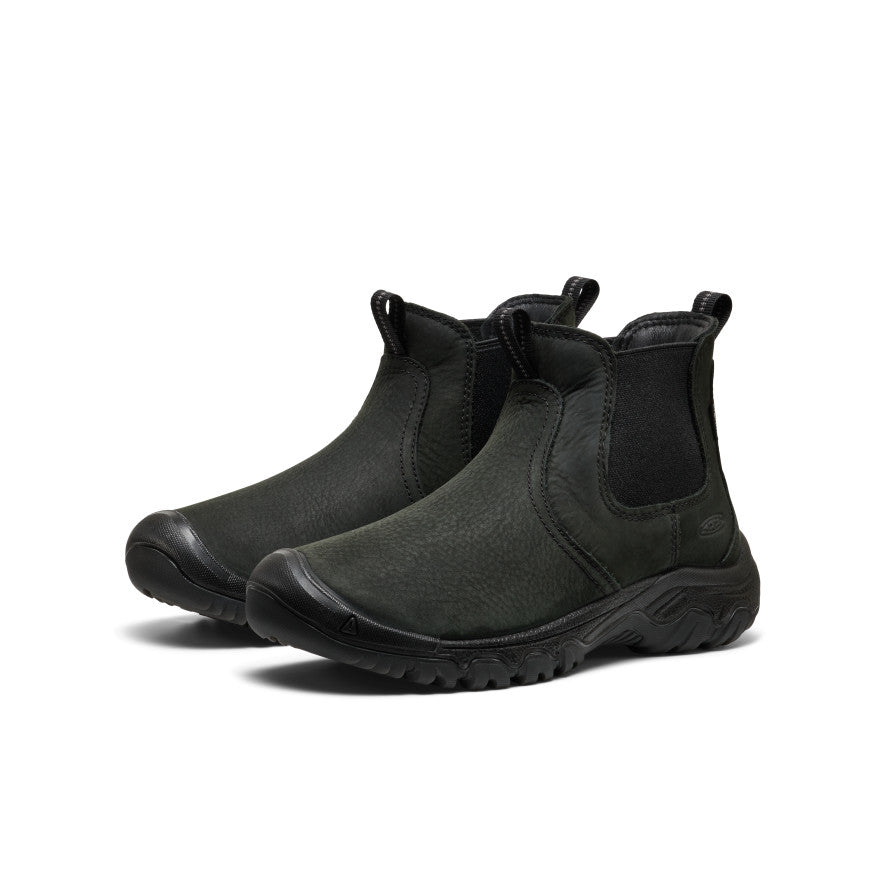 Women's Greta II Waterproof Chelsea | Black/Black - Image 2