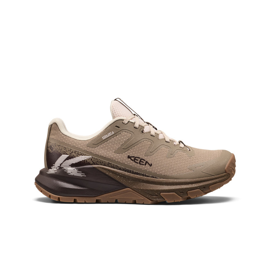 Women's Targhee Apex Waterproof Hiking Shoe | Brindle/Peach Blush