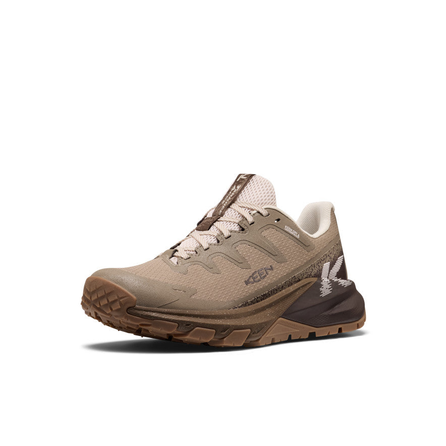 Women's Targhee Apex Waterproof Hiking Shoe | Brindle/Peach Blush - Image 3