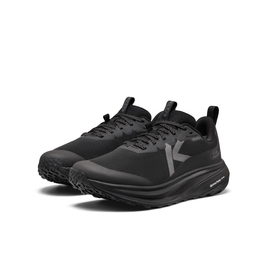 Men's Roam Waterproof Trail Running Shoe | Black/Black - Image 2