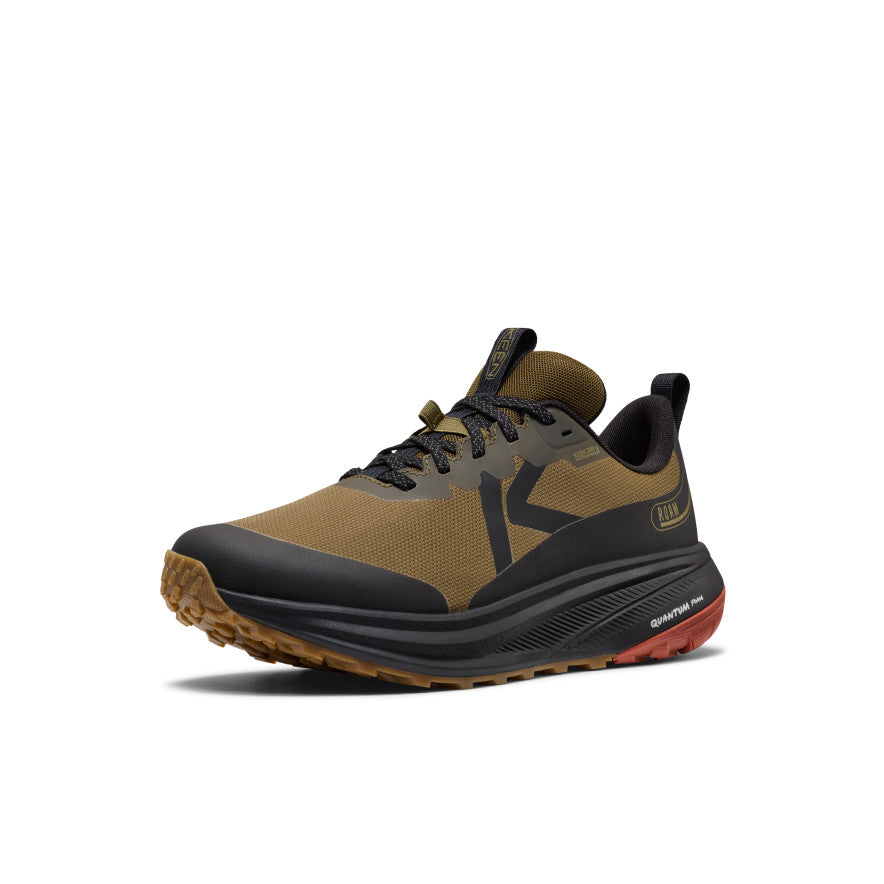 Men's Roam Waterproof Trail Running Shoe | Dark Olive/Burnt Brick - Image 3