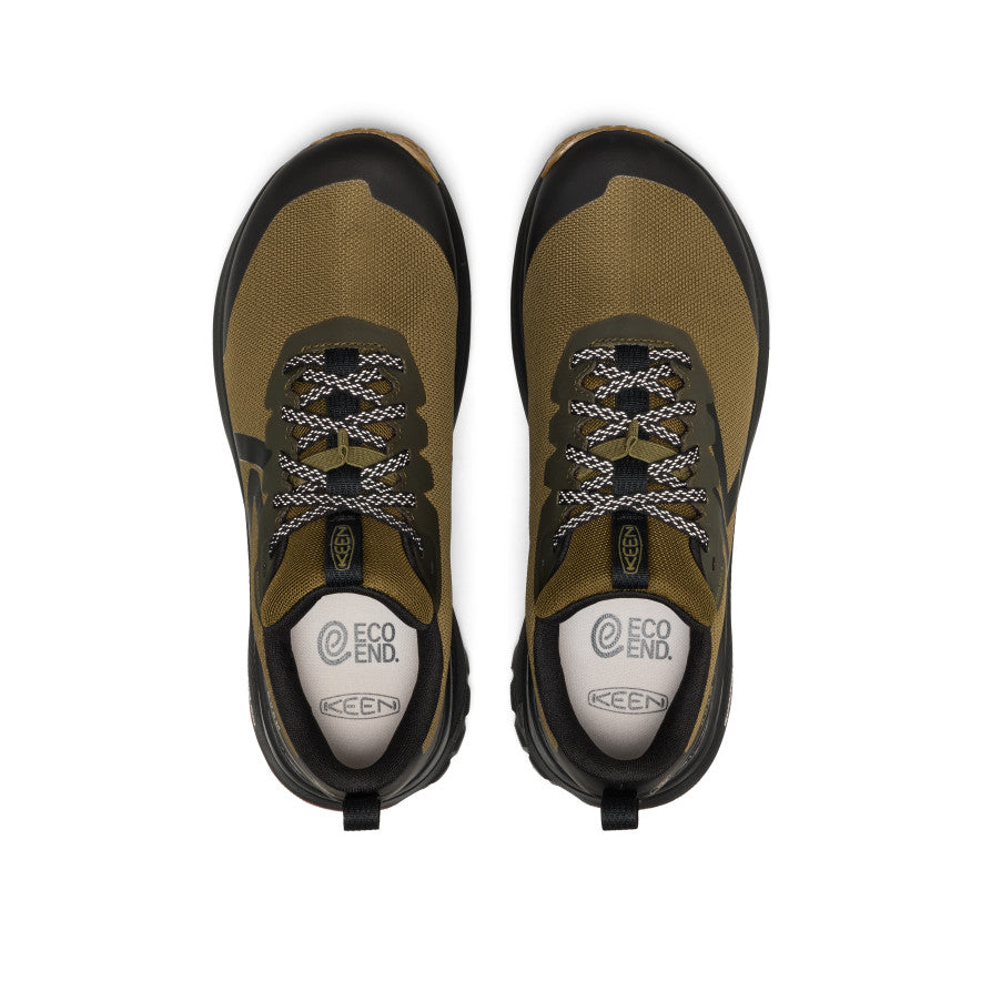 Men's Roam Waterproof Trail Running Shoe | Dark Olive/Burnt Brick - Image 4