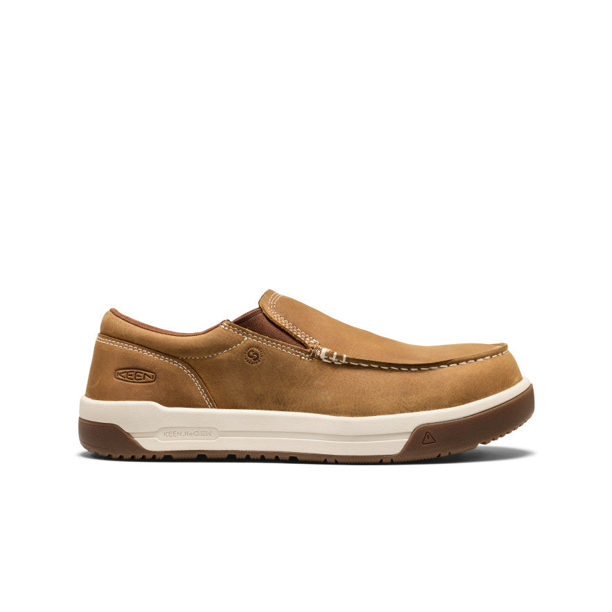 Men's Gibson Slip-On Work Shoe (Carbon Toe) | Belgian/Gum