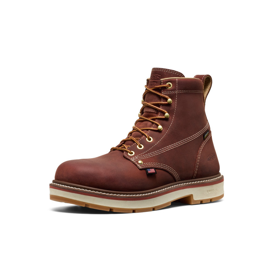 Men's Liberty 6 Waterproof 90?? Heel Boot (Soft Toe) | Bombay Brown/Gum - Image 3