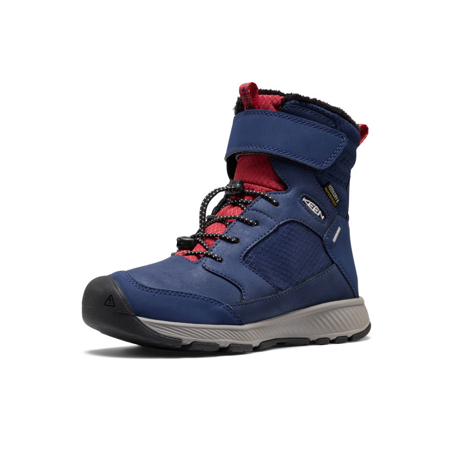 Big Kids' Skua Waterproof Winter Boot | Naval Academy/Garnet - Image 3