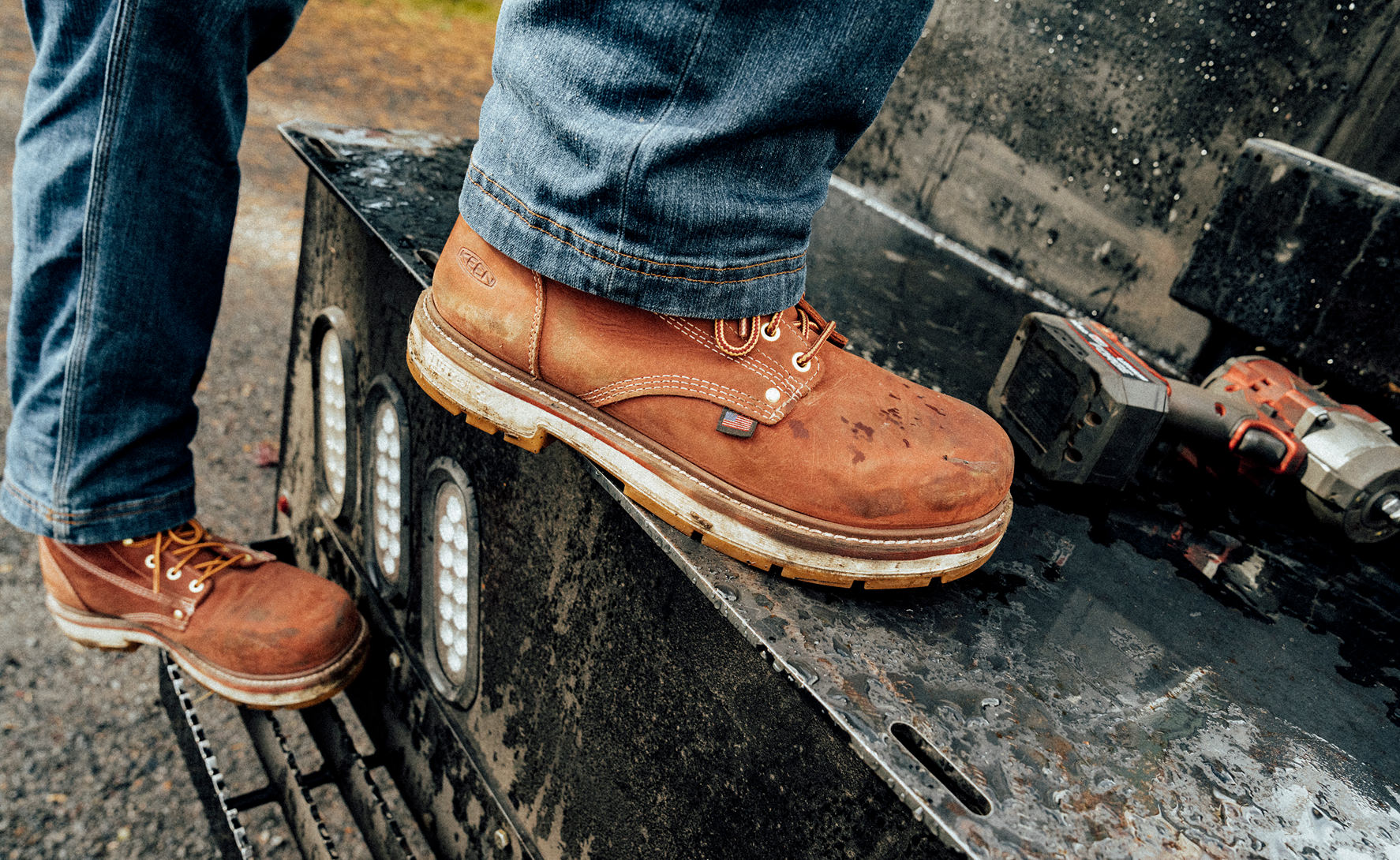 Men's Liberty 6 Waterproof 90?? Heel Boot (Soft Toe) | Bombay Brown/Gum - Image 7