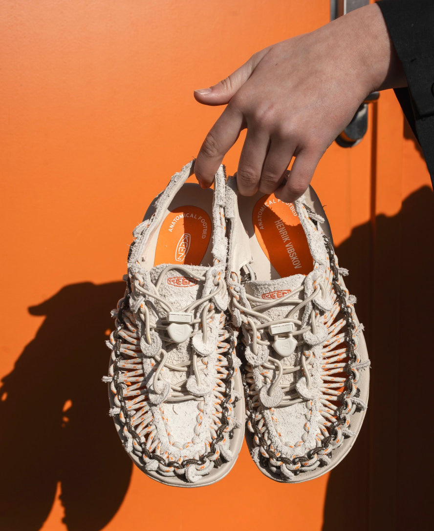All Gender UNEEK Leather Henrik Vibskov Sneaker | Green Spring - Image 8