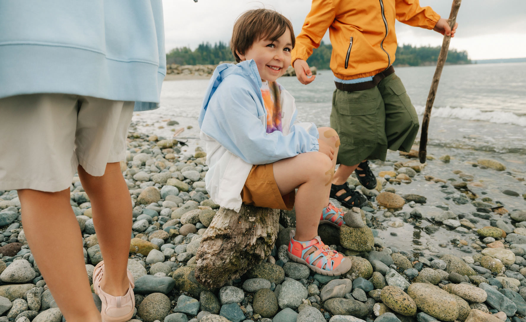 Big Kids' Seacamp II CNX | Bright Aqua/Giggle Pink - Image 7