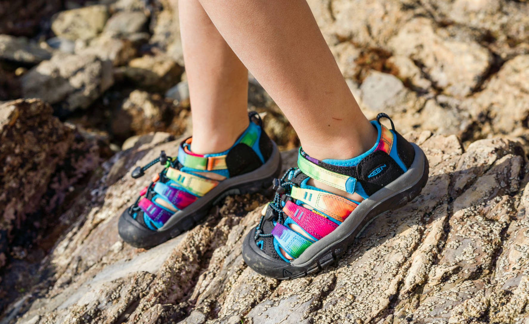 Little Kids' Newport H2 | Rainbow Tie Dye - Image 7