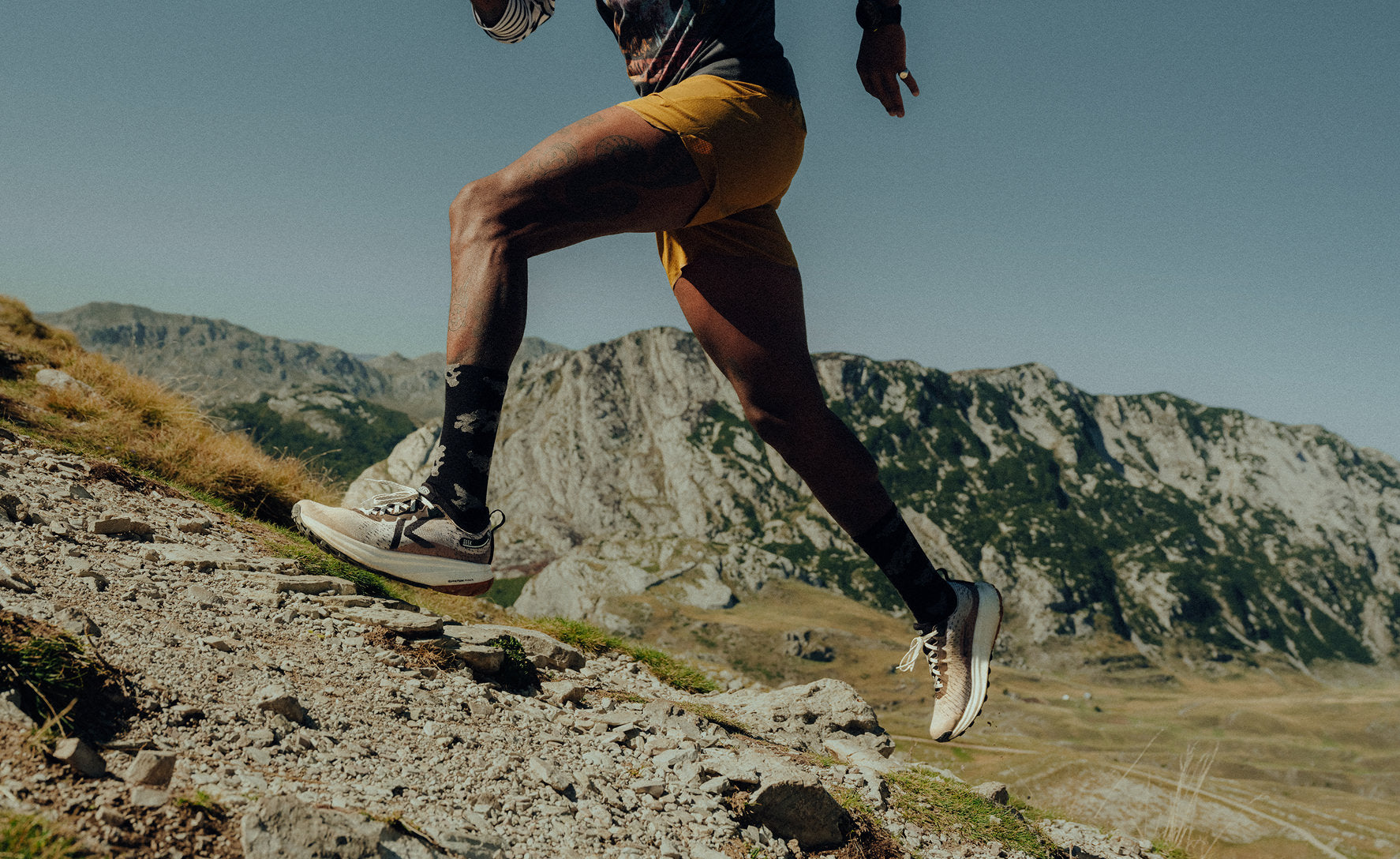 Men's Seek Trail Running Shoe | Baltic/Evening Primrose - Image 7