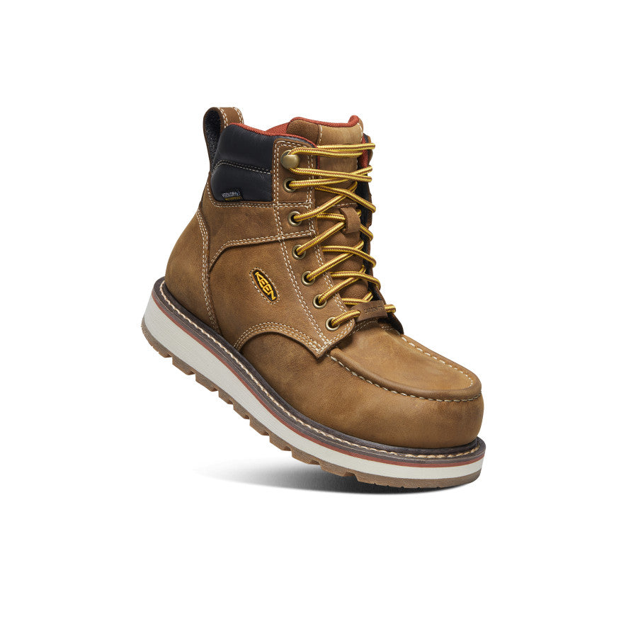 Women's Cincinnati 6 Waterproof Boot (Carbon Toe) | Belgian/Sandshell - Image 3