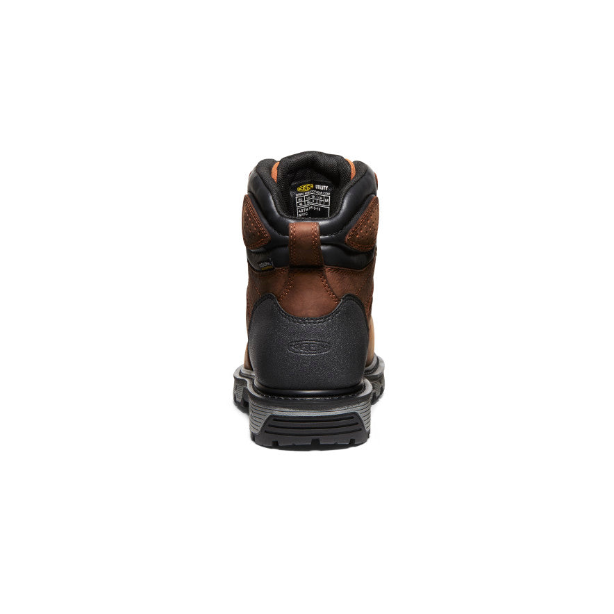Men's Camden 6 Waterproof Boot INT MET (Carbon Toe) | Leather Brown/Black - Image 5